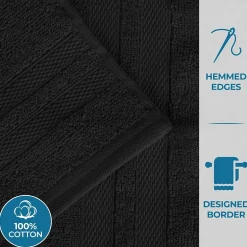 SUPERIOR® Ultra Collection | 100% Cotton 12-pc. Quick Dry Solid Bath Towel Set