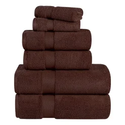 SUPERIOR® Zero Twist Cotton Chevron 6-pc. Quick Dry Bath Towel Set