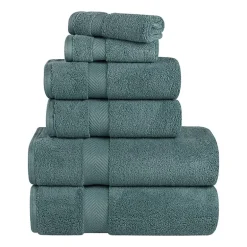 SUPERIOR® Zero Twist Cotton Chevron 6-pc. Quick Dry Bath Towel Set