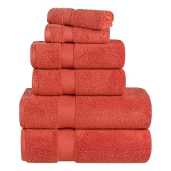 SUPERIOR® Zero Twist Cotton Chevron 6-pc. Quick Dry Bath Towel Set
