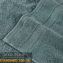 SUPERIOR® Zero Twist Cotton Chevron 2-pc. Bath Sheet