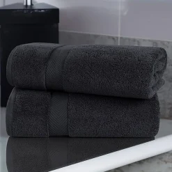 SUPERIOR® Zero Twist Cotton Chevron 2-pc. Bath Sheet
