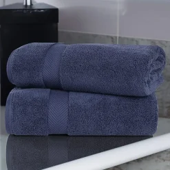 SUPERIOR® Zero Twist Cotton Chevron 2-pc. Bath Sheet