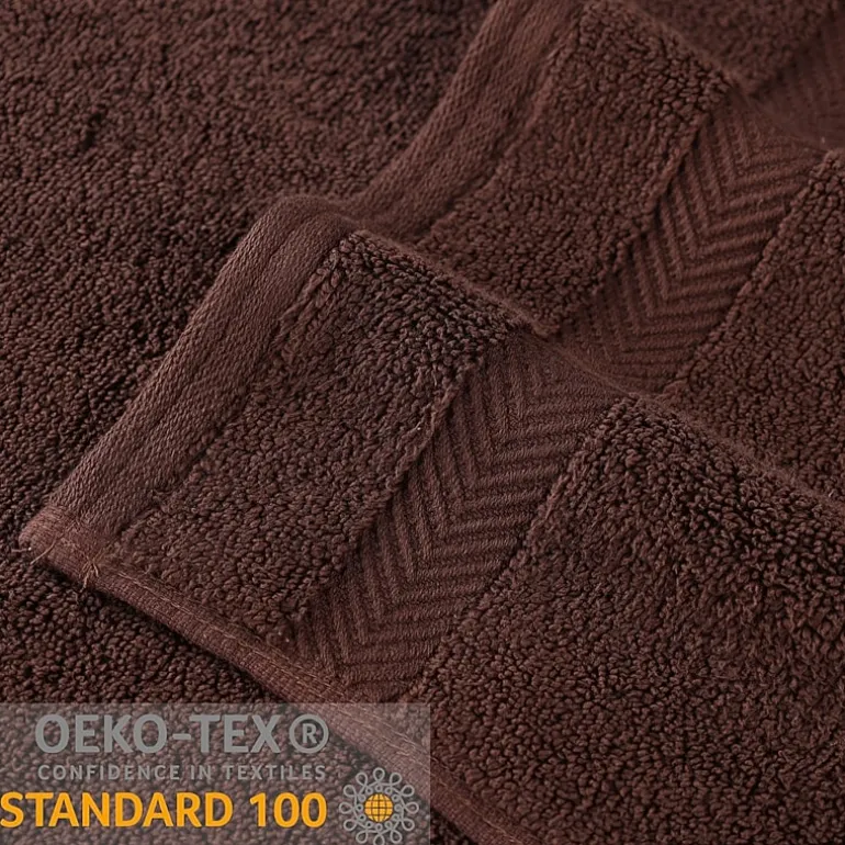 SUPERIOR® Zero Twist Cotton Chevron 2-pc. Bath Sheet