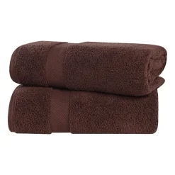 SUPERIOR® Zero Twist Cotton Chevron 2-pc. Bath Sheet