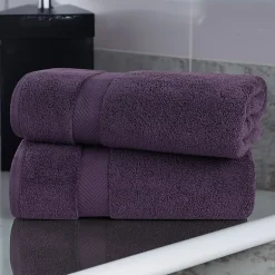 SUPERIOR® Zero Twist Cotton Chevron 2-pc. Bath Sheet