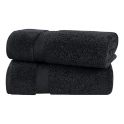 SUPERIOR® Zero Twist Cotton Chevron 2-pc. Bath Sheet