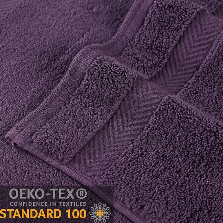 SUPERIOR® Zero Twist Cotton Chevron 2-pc. Bath Sheet