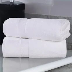 SUPERIOR® Zero Twist Cotton Chevron 2-pc. Bath Sheet