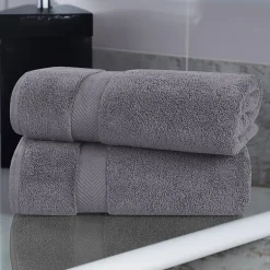 SUPERIOR® Zero Twist Cotton Chevron 2-pc. Bath Sheet