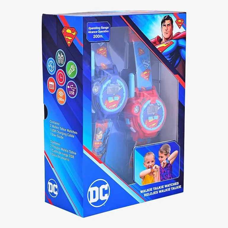 Superman Boys Multi-Function Blue Strap Watch Sup40043jc