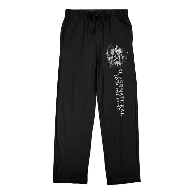 Supernatural Winchester Mens Fleece 1 Pair Pajama Pants