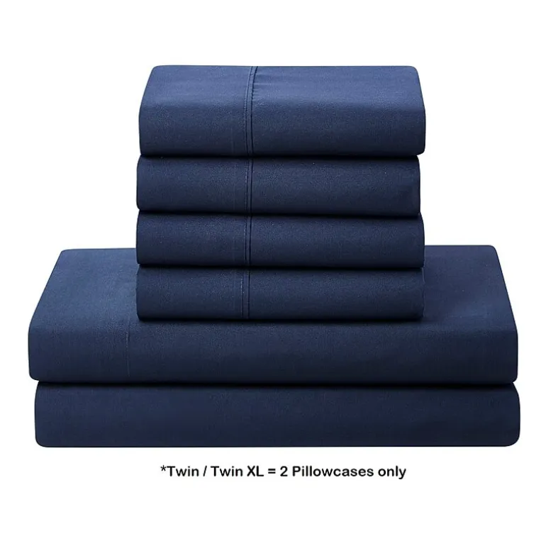 Sweet Home Collection™ All Season Reversible Bed-in-A-Bag Solid Color Comforter & Sheet Set Ultra Soft Bedding