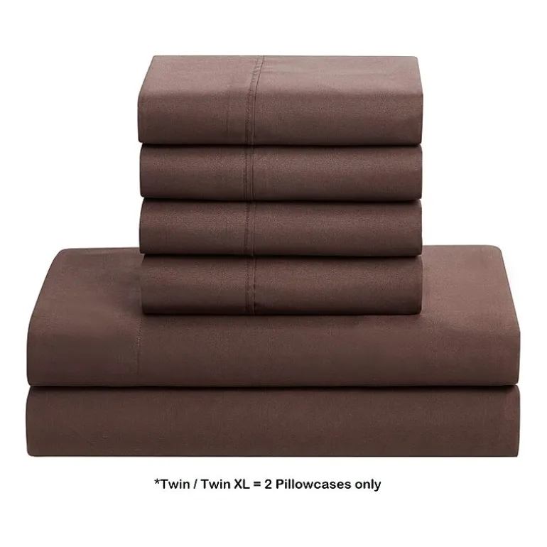Sweet Home Collection™ All Season Reversible Bed-in-A-Bag Solid Color Comforter & Sheet Set Ultra Soft Bedding