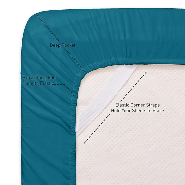 Sweet Home Collection™ All Season Reversible Bed-in-A-Bag Solid Color Comforter & Sheet Set Ultra Soft Bedding