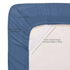 Sweet Home Collection™ All Season Reversible Bed-in-A-Bag Solid Color Comforter & Sheet Set Ultra Soft Bedding