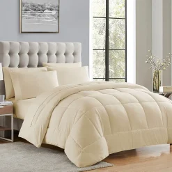 Sweet Home Collection™ All Season Reversible Bed-in-A-Bag Solid Color Comforter & Sheet Set Ultra Soft Bedding
