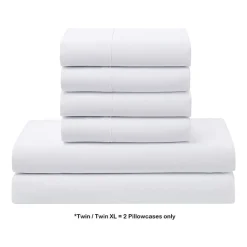 Sweet Home Collection™ All Season Reversible Bed-in-A-Bag Solid Color Comforter & Sheet Set Ultra Soft Bedding