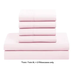 Sweet Home Collection™ All Season Reversible Bed-in-A-Bag Solid Color Comforter & Sheet Set Ultra Soft Bedding
