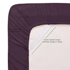 Sweet Home Collection™ All Season Reversible Bed-in-A-Bag Solid Color Comforter & Sheet Set Ultra Soft Bedding