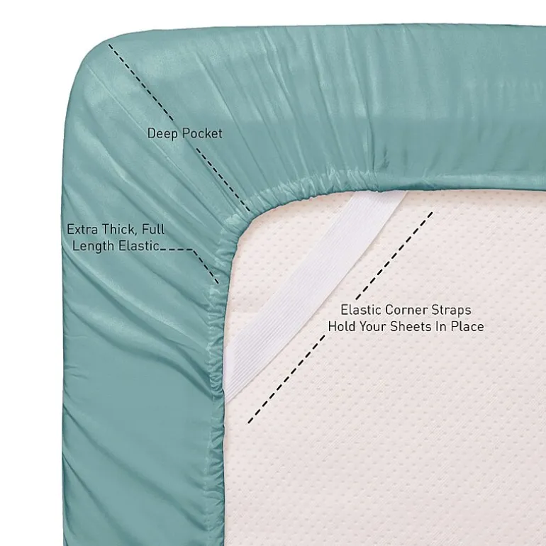Sweet Home Collection™ All Season Reversible Bed-in-A-Bag Solid Color Comforter & Sheet Set Ultra Soft Bedding