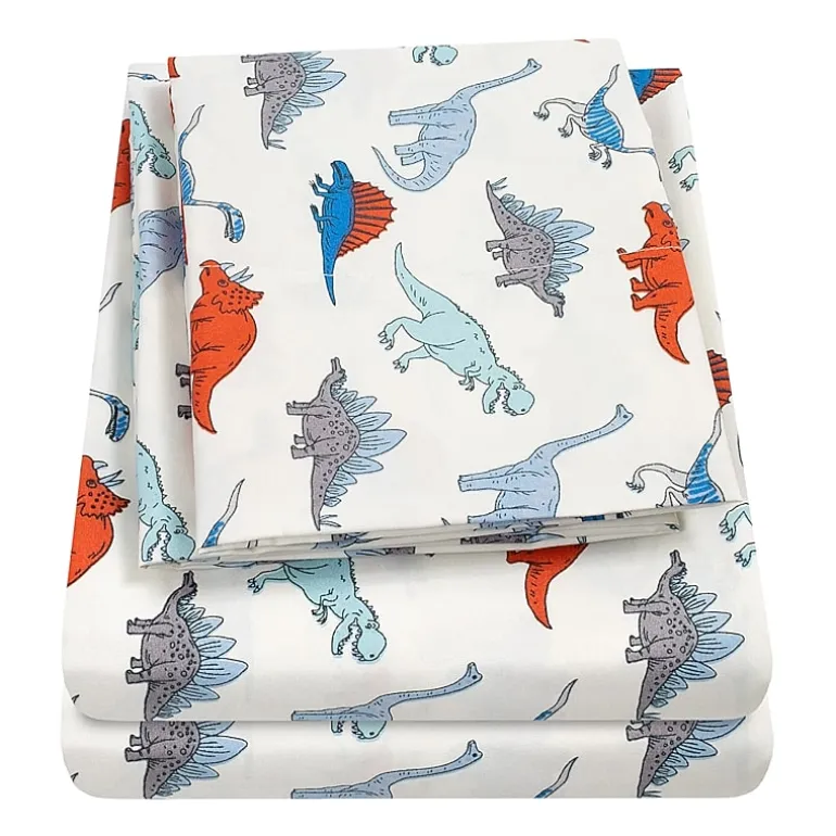 Sweet Home Collection™ Dinosaurs Microfiber Wrinkle Resistant Kids Sheet Set