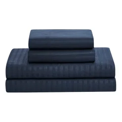 Sweet Home Collection™ Embossed Dobby Stripe Bed In A Bag All Season Complete Set