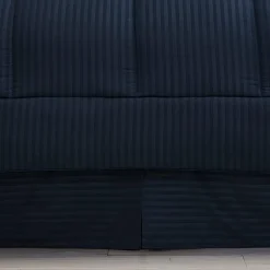 Sweet Home Collection™ Embossed Dobby Stripe Bed In A Bag All Season Complete Set