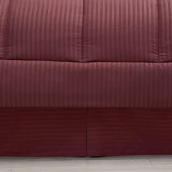 Sweet Home Collection™ Embossed Dobby Stripe Bed In A Bag All Season Complete Set