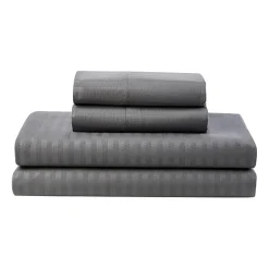 Sweet Home Collection™ Embossed Dobby Stripe Bed In A Bag All Season Complete Set