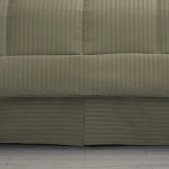 Sweet Home Collection™ Embossed Dobby Stripe Bed In A Bag All Season Complete Set
