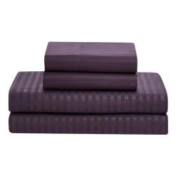 Sweet Home Collection™ Embossed Dobby Stripe Bed In A Bag All Season Complete Set