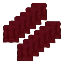 Sweet Home Collection™ Fluffy Memory Foam Tufted Chair Cushion Non Slip Rubber Back