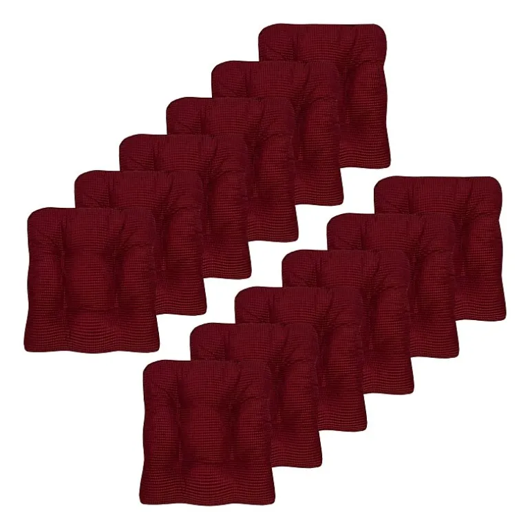 Sweet Home Collection™ Fluffy Memory Foam Tufted Chair Cushion Non Slip Rubber Back