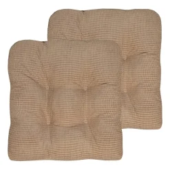 Sweet Home Collection™ Fluffy Memory Foam Tufted Chair Cushion Non Slip Rubber Back