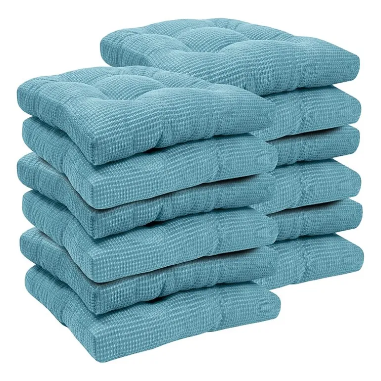 Sweet Home Collection™ Fluffy Memory Foam Tufted Chair Cushion Non Slip Rubber Back