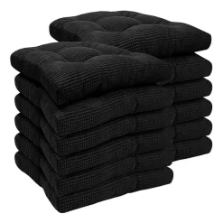 Sweet Home Collection™ Fluffy Memory Foam Tufted Chair Cushion Non Slip Rubber Back