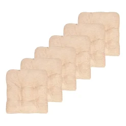 Sweet Home Collection™ Fluffy Memory Foam Tufted Chair Cushion Non Slip Rubber Back
