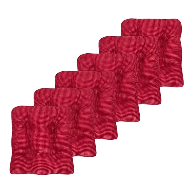 Sweet Home Collection™ Fluffy Memory Foam Tufted Chair Cushion Non Slip Rubber Back