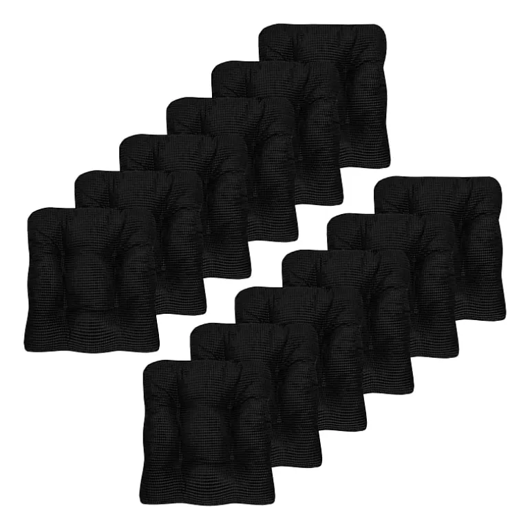 Sweet Home Collection™ Fluffy Memory Foam Tufted Chair Cushion Non Slip Rubber Back