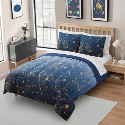 Sweet Home Collection™ Galaxy Printed Kids Bedding Set includes Sheet Set