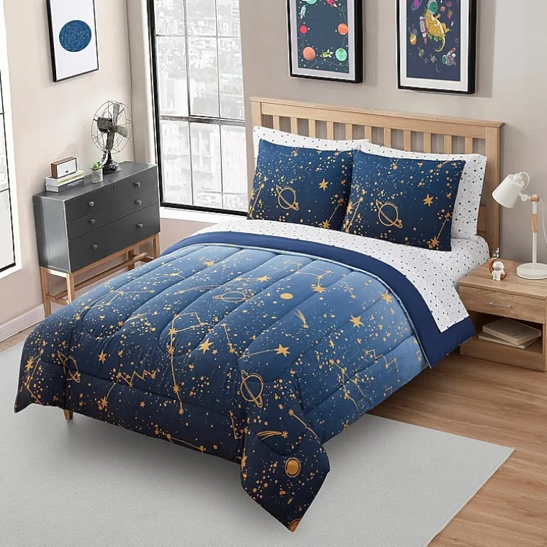 Sweet Home Collection™ Galaxy Printed Kids Bedding Set includes Sheet Set