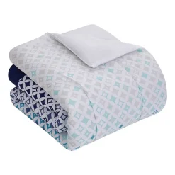 Sweet Home Collection™ Genova Bed-in-A-Bag Printed Comforter Set with Bonus Pillowcases