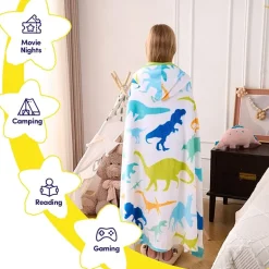 Sweet Home Collection Hooded Cozy Wearable Blanket