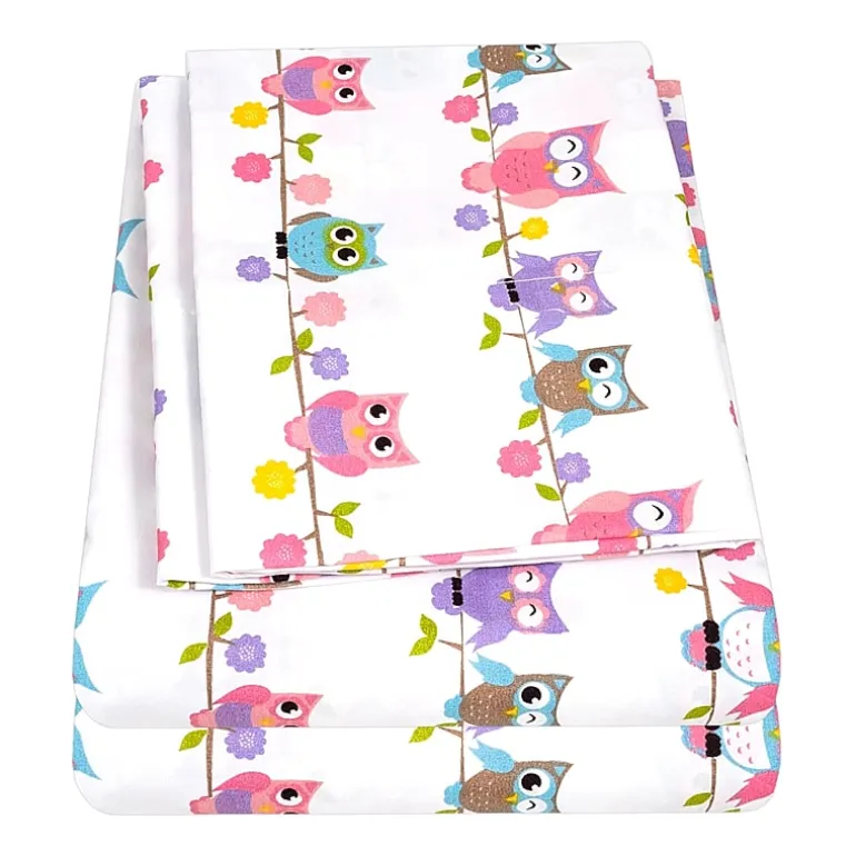 Sweet Home Collection™ Owls Microfiber Wrinkle Resistant Kids Sheet Set