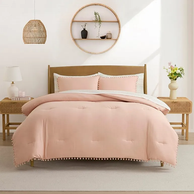 Sweet Home Collection Pompom Kids Bed In A Bag Comforter Set