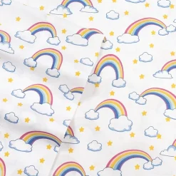 Sweet Home Collection™ Rainbows Microfiber Wrinkle Resistant Kids Sheet Set