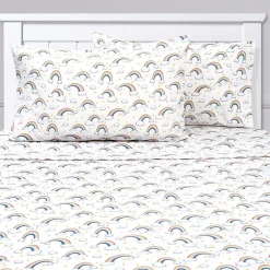 Sweet Home Collection™ Rainbows Microfiber Wrinkle Resistant Kids Sheet Set