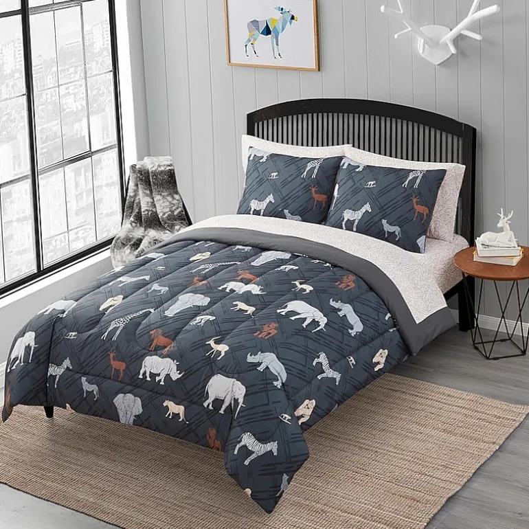 Sweet Home Collection™ Safari Jungle Kids Printed Kids Bedding Set Includes Sheet Set