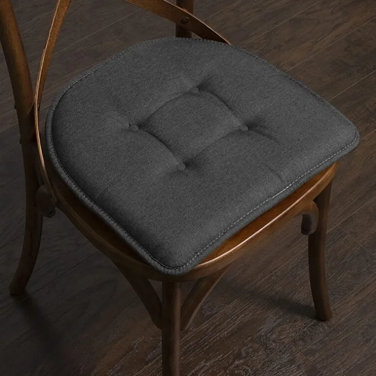 Sweet Home Collection™ Solid Color U Shaped Memory Foam 17" x 16" Chair Cushions